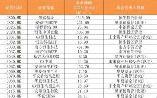 ETF互联互通三周年：265只产品双向开花，南向资金最爱哪只基金？|界面新闻